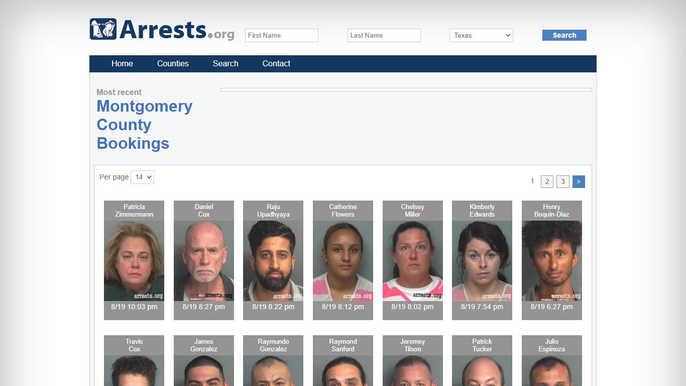 Montgomery County Arrests and Inmate Search